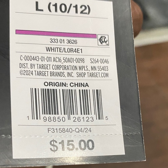 Art Class White Ribbed Top - Picture 3 of 3